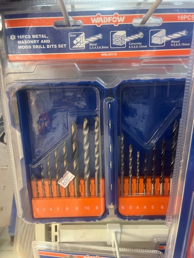 [LK00006] 16pcs metal masonry and wood bits set