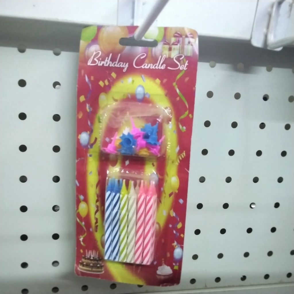 Birthday candle set