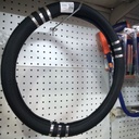 Couvre volant noir argenté. Trois trait
