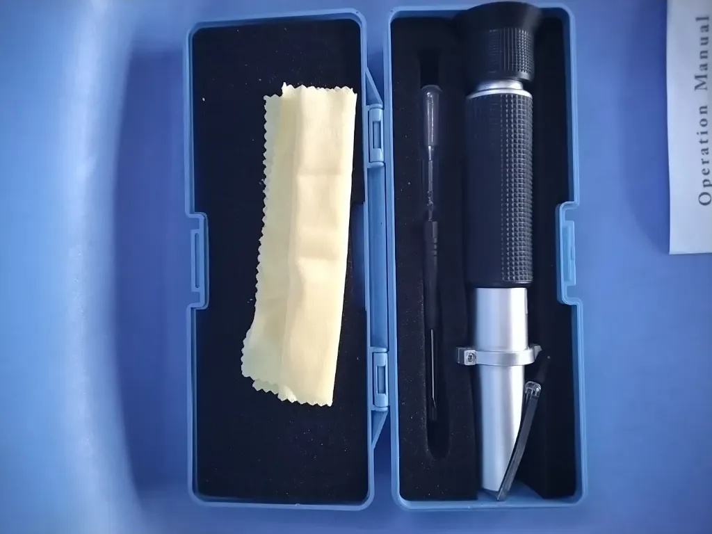 Portable réfractomètre alcool et sel
