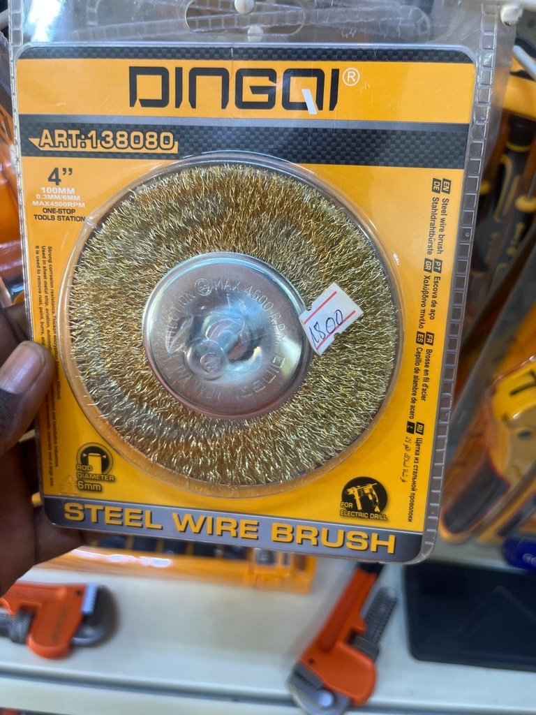 Steel wire brush brosse 138080