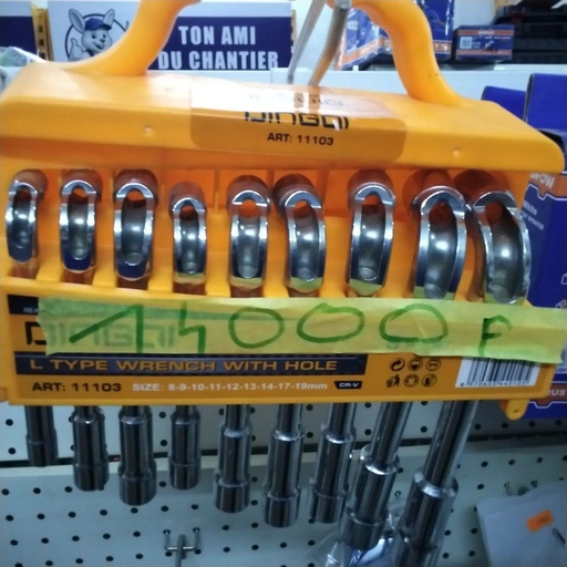 [LK02655] Type wrench with hole 10pcs