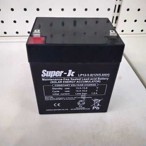 [LK02851A] Batterie ventillo chargeable (12V 4 5AH)