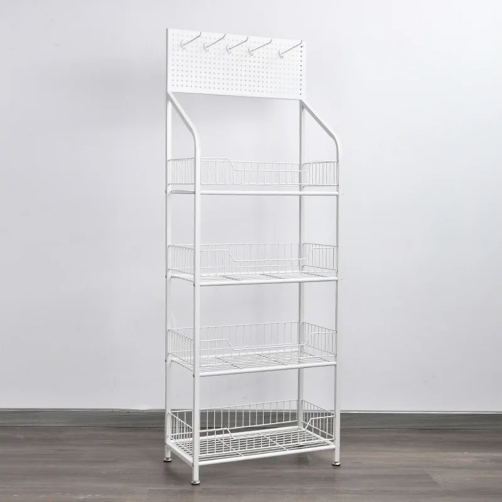 Etagere a crochet Black white