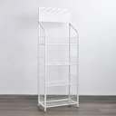 Etagere a crochet Black white